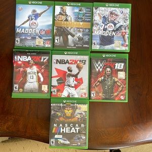 Xbox One, games, used, Lot of 7